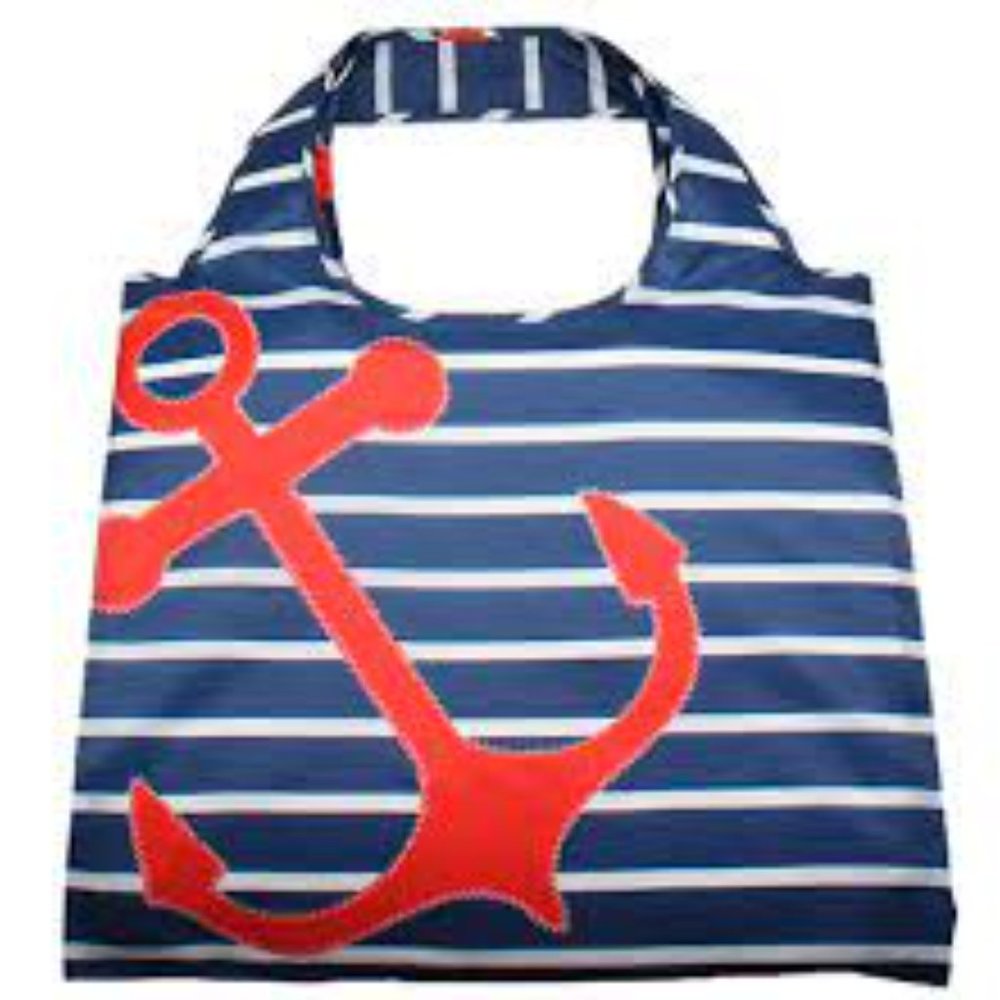 3 Env reusable bags - Nautical, Sugar Skulls and Tulips 3 for $20!